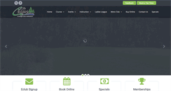 Desktop Screenshot of golfcedars.com